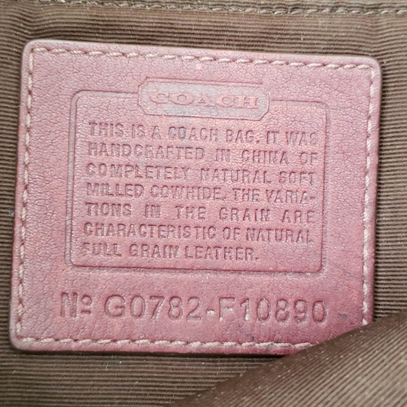 Coach Leather Shoulder Purse - Picture 7 of 7